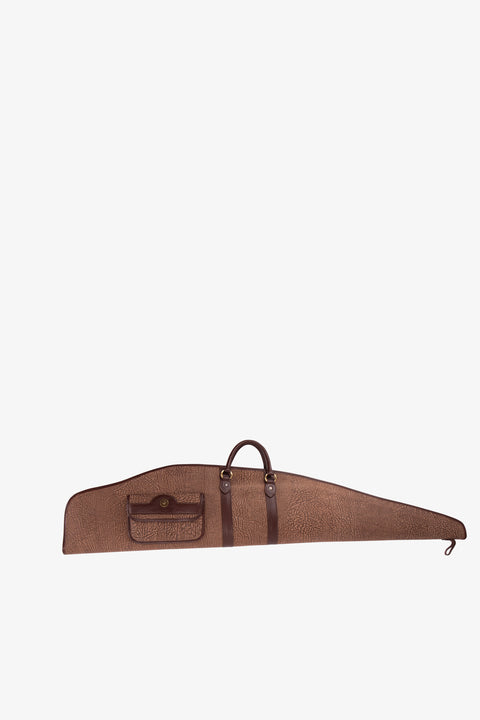 BROWN LEATHER 52 INCHES SHOOTING COVER
