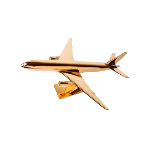 24K Gold Airplane