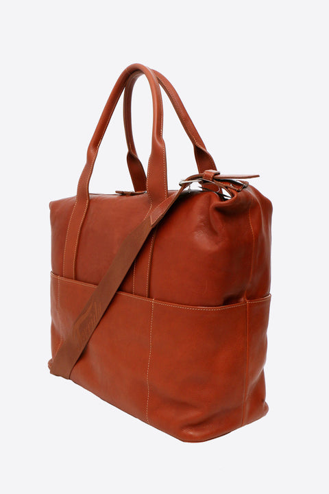 Terrida Berni Italian Leather Travel Tote Bag